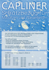 Capliner Schonbezug Staubschutz für Wasserbetten